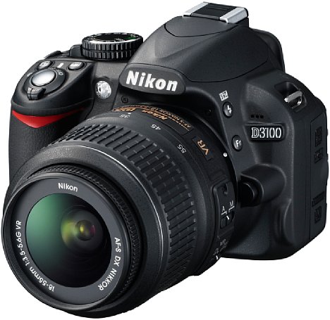 Bild Nikon D3100 mit 18-55 mm VR [Foto: Nikon]