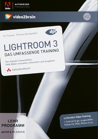 Bild Vorderseite von "Lightroom 3 – Das umfassende Training" [Foto: MediaNord]