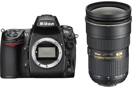 Nikon Kit D700 mit AF-S Nikkor 24-70 mm 1:2,8G ED [Foto: Nikon]