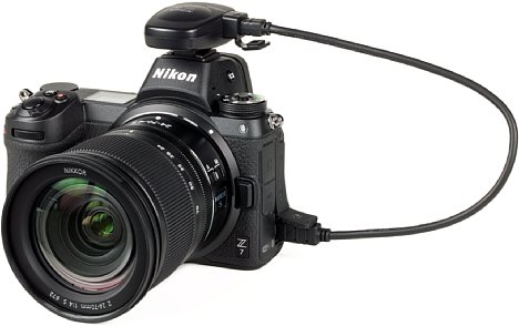 Bild Nikon Z7 mit GP-1A GPS-Empfänger. [Foto: MediaNord]