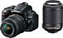Nikon D5100 mit AF-S DX 18-55 mm VR und 55-200 mm VR