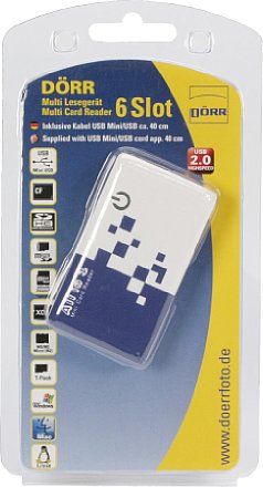 Dörr 6 Slot USB 2.0 Multi Card Reader  [Foto: Dörr]
