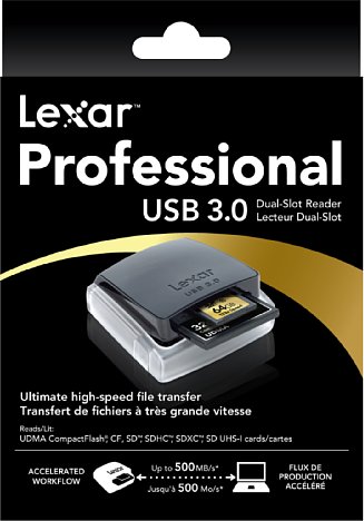 Bild Lexar Professional USB 3.0 Dual-Slot Reader
 [Foto: Lexar]