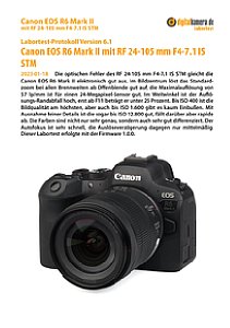 Canon EOS R6 Mark II mit RF 24-105 mm F4-7.1 IS STM Labortest, Seite 1 [Foto: MediaNord]