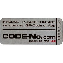 CODE-No.com Sicherheitslabel Standard-Rechteck PU-Folie