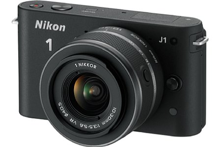 Nikon 1 J1 mit VR 10-30 mm [Foto: Nikon]