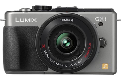 Bild Panasonic Lumix DMC-GX1 mit Lumix G X Vario 14-42 mm F3.5-5.6 Asph.  [Foto: Panasonic]