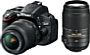 Nikon D5100 mit AF-S DX 18-55 mm VR und 55-300 mm VR