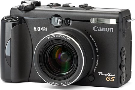 Digitalkamera Canon PowerShot G5 [Foto: Canon Deutschland]