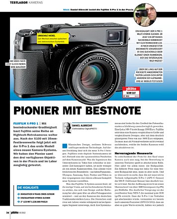 DigitalPhoto Ausgabe 07/2012 – Fujifilm X-Pro1 Test [Foto: DigitalPhoto]