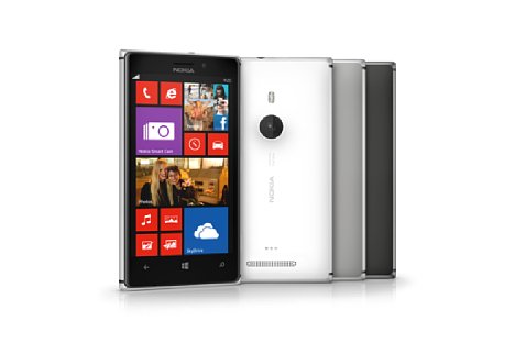 Bild Das Nokia Lumia 925 ist in drei Gehäuserückseiten-Farben erhältlich: Weiß, Grau und Schwarz. Der Alurahmen ist immer Silber. Die Front immer Schwarz. [Foto: Nokia]