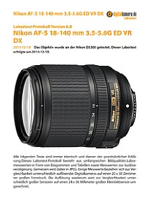 Nikon AF-S 18-140 mm 3.5-5.6G ED VR DX mit D5300 Labortest, Seite 1 [Foto: MediaNord]