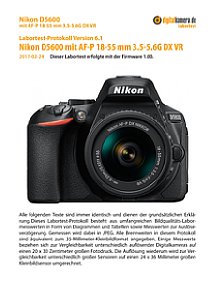 Nikon D5600 mit AF-P 18-55 mm 3.5-5.6G DX VR Labortest, Seite 1 [Foto: MediaNord]