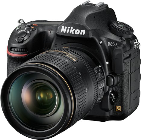 Bild Die Nikon D850 verfügt über ein neu designtes Magnesiumgehäuse mit Staub- und Spritzwasserschutz, nun jedoch ohne integrierten Blitz. Dafür ist der Sucher größer. [Foto: Nikon]