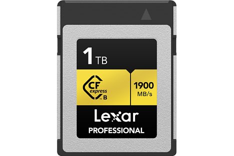 Bild Lexar CFexpress Typ B Gold 1 Terabyte. [Foto: Lexar]