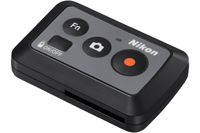 Bild Die Fernbedienung Nikon ML-L6 für die Kameras der KeyMission-Serie arbeitet per Bluetooth. [Foto: Nikon]