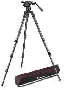 Manfrotto MVK608CTALL Nitrotech 608 und 536 Carbon Stativ. [Foto: Manfrotto]