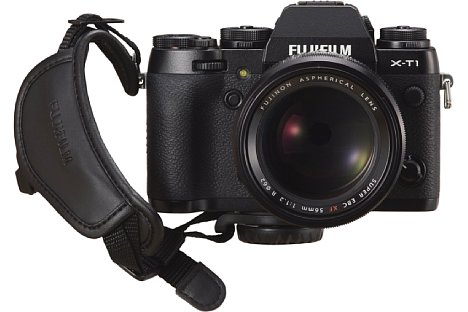 Bild Der Fujifilm X Series Grip Belt für die X-Serie ermöglicht den festen Halt der Kamera mit nur einer Hand. [Foto: Fujifilm]