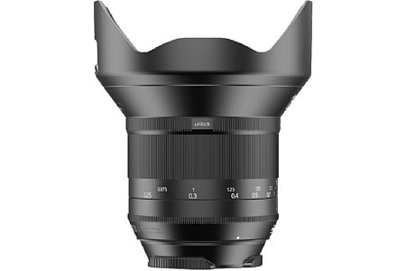 Irix IL-15BS-EF Ultraweitwinkelobjektiv Blackstone 15mm f2,4 für Canon EF Schwarz 95mm Filtergewinde Vollformat, leuchtende Beschriftung, optimierter Fokusring