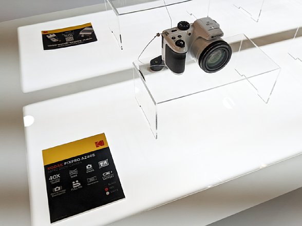 Bild Präsentation der Kodak PixPro AZ405 Kamera auf der IFA 2022. [Foto: MediaNord]