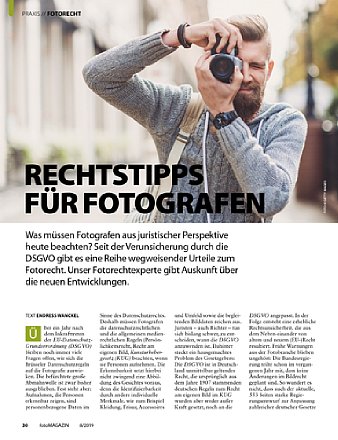 fotoMagazin 08/2019. [Foto: Jahr Top Special Verlag]