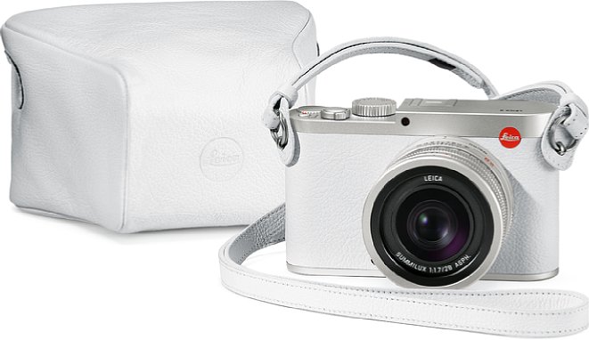 Bild Im Lieferumfang der 4.950 Euro teuren Leica Q „Snow“ by Iouri Podladtchikov befindet sich eine passende weiße Echtledertasche. [Foto: Leica]
