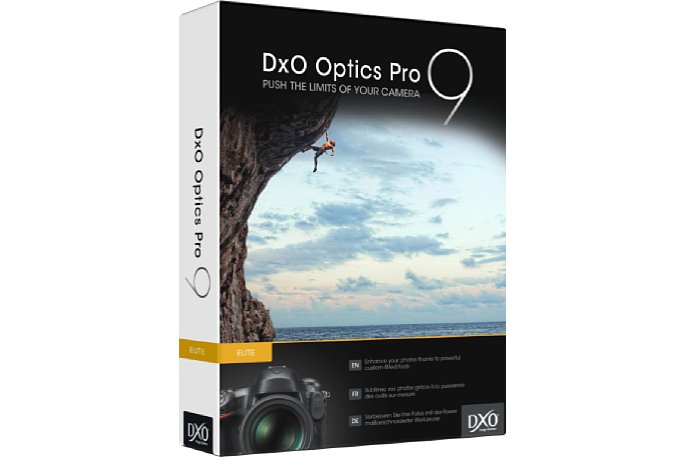 Bild Verpackung der DxO Optics Pro 9 Elite Edition. [Foto: DxO Labs]