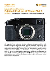 Fujifilm X-Pro1 mit XF 35 mm F1.4 R Labortest, Seite 1 [Foto: MediaNord]