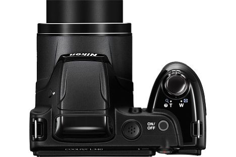 Bild Die Nikon Coolpix L340 zoomt optisch 28fach und deckt damit einen Brennweitenbereich zwischen 22,5 und 630 Millimetern ab. [Foto: Nikon]