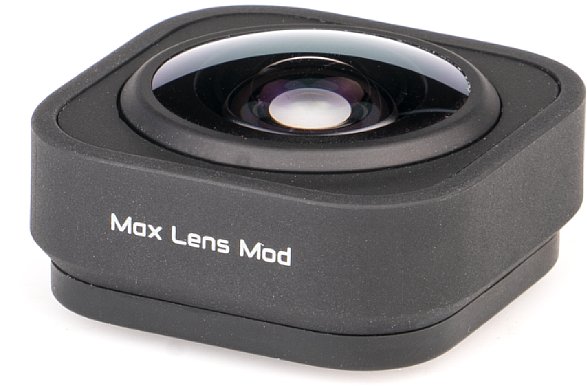 Bild Bei dem GoPro Max Lens Mod handelt es sich um einen Fisheye-Ultraweitwinkel-Konverter, der statt der Schutzabdeckung vor dem normalen Objektiv einer GoPro Hero9 oder Hero10 montiert wird. [Foto: MediaNord]