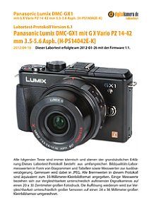 Panasonic Lumix DMC-GX1 mit G X Vario PZ 14-42 mm 3.5-5.6 Asph. Labortest, Seite 1 [Foto: MediaNord]