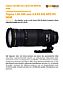 Sigma 120-300 mm 2.8 EX DG APO OS HSM mit Canon EOS 5D Mark III Labortest