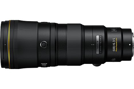 Bild Mit abmontierter Stativschelle ist das Nikon Z 600 mm F6.3 VR S schön schlank für den Freihandeinsatz. [Foto: Nikon]