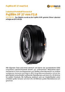 Fujifilm XF 27 mm F2.8 mit X-M1 Labortest, Seite 1 [Foto: MediaNord]