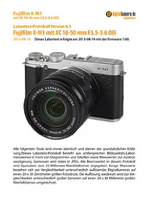 Fujifilm X-M1 mit XC 16-50 mm F3.5-5.6 OIS Labortest, Seite 1 [Foto: MediaNord]