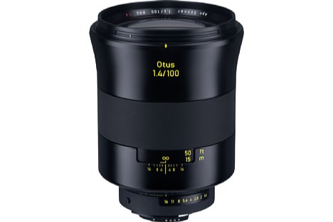 Bild In der Nikon-Variante besitzt das Zeiss Otus 1.4/100 mm einen Blendenring. [Foto: Zeiss]