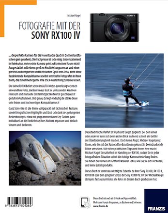 Franzis 'Fotografie mit der Sony RX100 IV'. [Foto: Franzis]