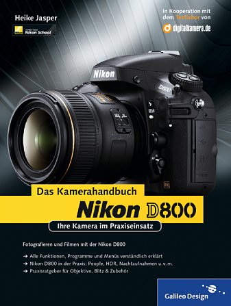 Bild Heike Jasper: Nikon D800 das Kamerahandbuch - Frontseite [Foto: Galileo Press]