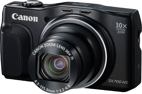 Bild Die Canon PowerShot SX700 HS verfügt über WLAN-Konnektivität und kann per Smartphone ferngesteuert werden. [Foto: Canon]