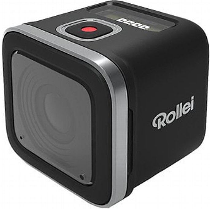 Bild Winzig, aber leistungsstark: Die Rollei Actioncam 500 Sunrise schafft 4K-Aufnahmen. [Foto: Rollei]