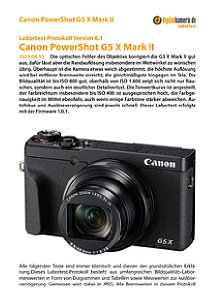 Canon PowerShot G5 X Mark II Labortest, Seite 1 [Foto: MediaNord]