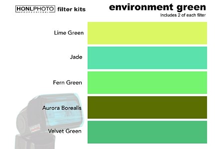 Honl Photo Filter Kit Environment Green. [Foto: MediaNord]