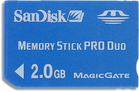 SanDisk MS PRO Duo 2 GByte [Foto: SanDisk Corporation]