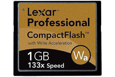 Lexar CF 133x Professional 1 GByte Speicherkarte [Foto: Lexar]