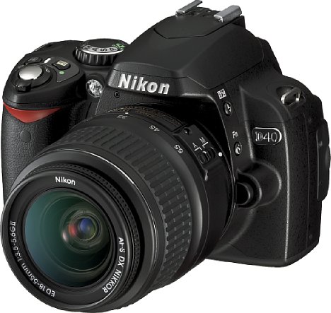 Bild Nikon D40 schwarz [Foto: Nikon Corp.]