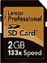 Lexar SD Professional 133x 2 GByte