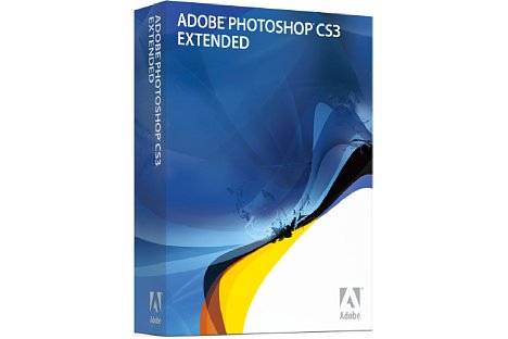 Bild Adobe Photoshop CS3 (Photoshop 10, von 2007) gab es erstmals in zwei Versionen: Standard und Extended, die zusätzlich Funktionen für 3D, Video, Animation und Bildanalyse enthielt. In späteren Vesionen hat Adobe die Zweiteilung wieder aufgehoben. [Foto: Adobe]