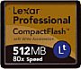 Lexar CF 80x LockTight 512 MByte