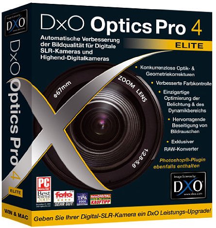 Bild DxO Optics Pro Version 4.2 Elite  [Foto: DxO]