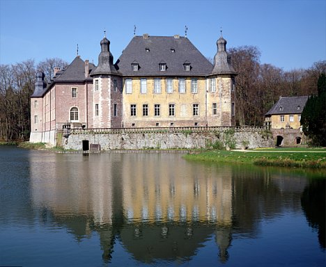 Bild Wasserschloss Dyck, Jüchen bei Düsseldorf [Foto: adf]